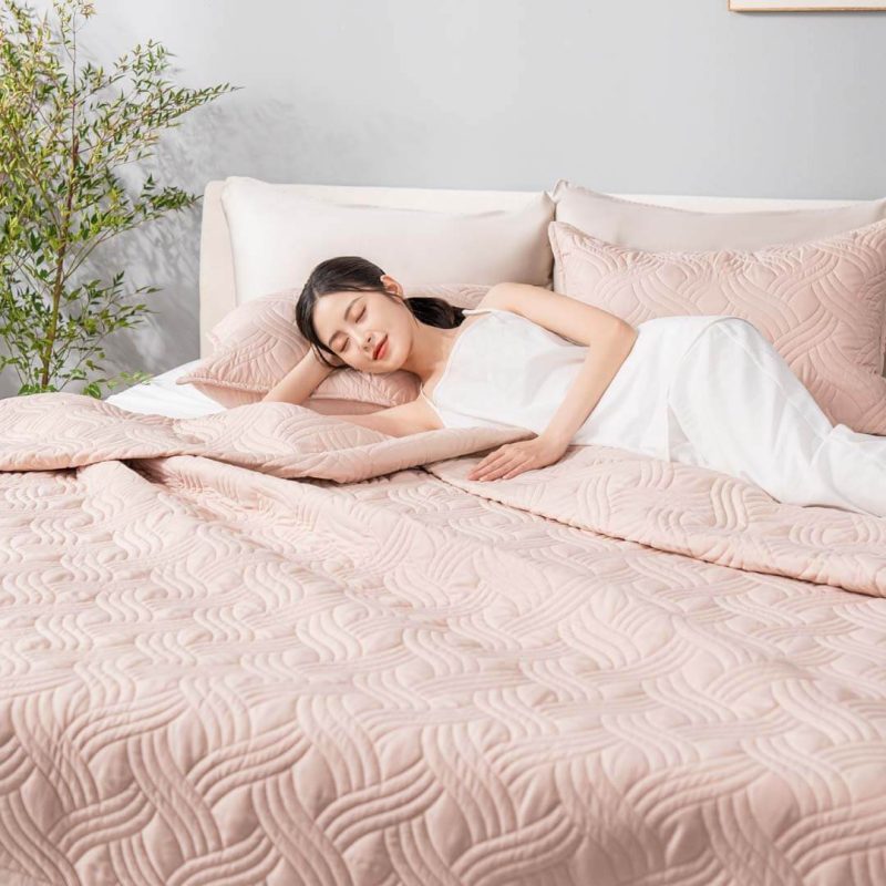 Bộ chăn chần, vỏ gối microfiber Amando Luna cao cấp
