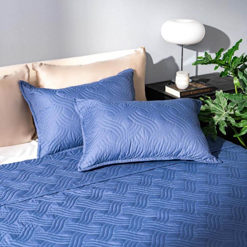 Bộ chăn chần, vỏ gối microfiber mềm mại, kháng khuẩn Amando Luna
