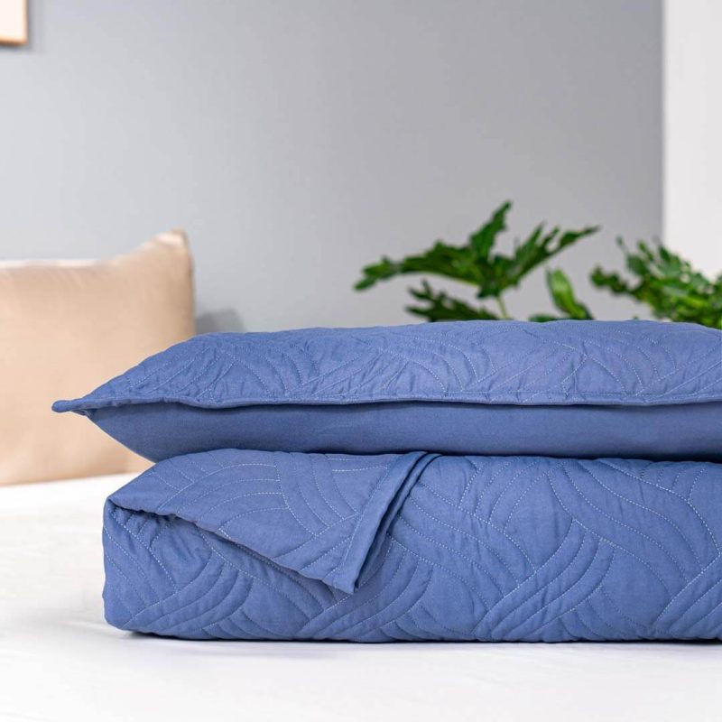 Bộ chăn chần, vỏ gối microfiber mềm mại, kháng khuẩn Amando Luna cao cấp