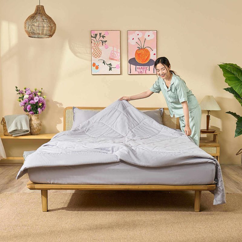 Bộ chăn ga chun Amando Rina mềm mại 5 chi tiết