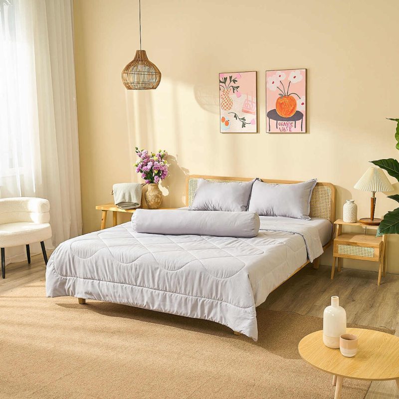 Bộ chăn ga chun Amando Rina mềm mại