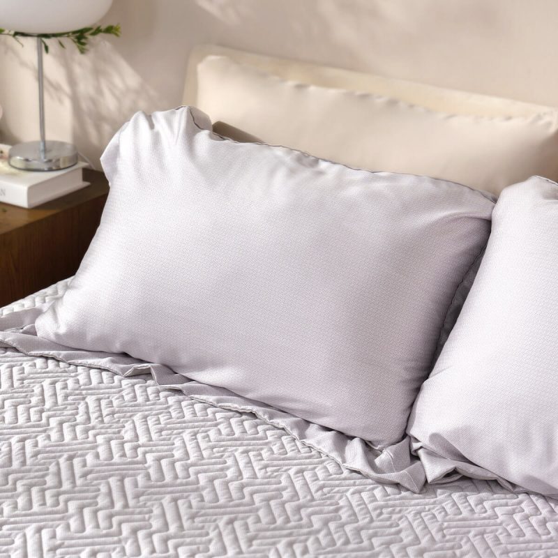 Bộ chăn ga chun chần lụa tencel Amando Élan cao cấp