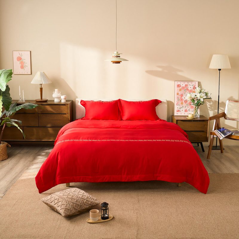 Bộ chăn ga cưới Amando Love ấm áp