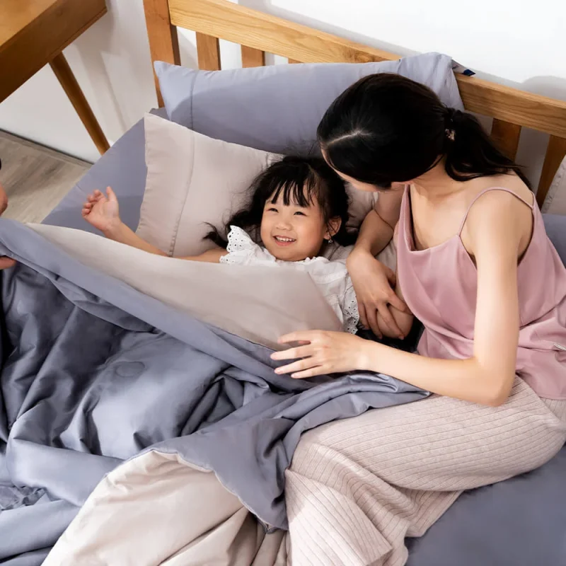 Chăn Amando The Essentials đơn sắc vải cotton satin