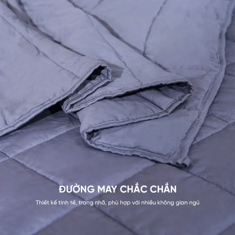 Chăn Amando Wellness đường may chắc chắn