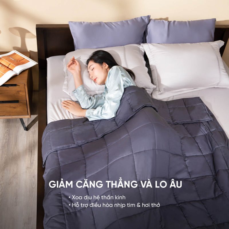 Chăn Amando Wellness giảm căng thẳng lo âu