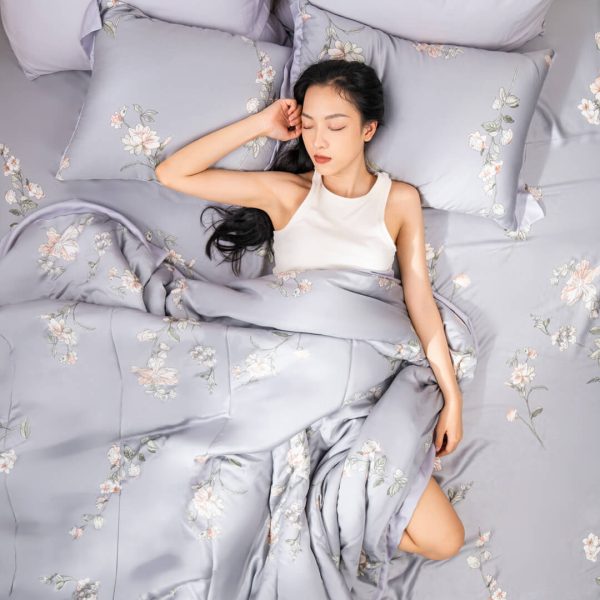 Chăn chần AMD Bliss tencel họa tiết trẻ trung
