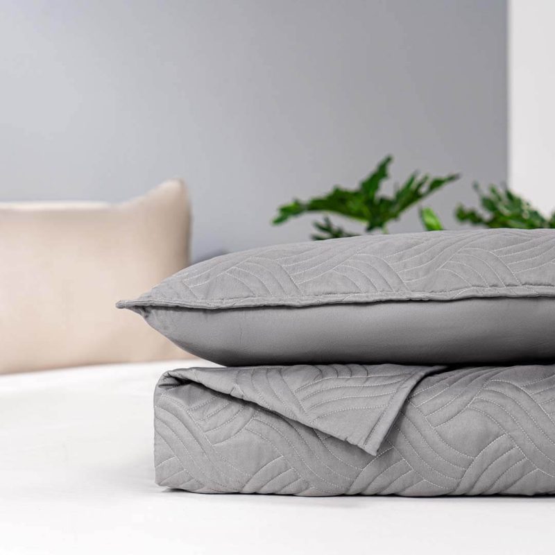 Chăn chần, vỏ gối microfiber mềm mại, kháng khuẩn Amando Luna 3 chi tiết cao cấp