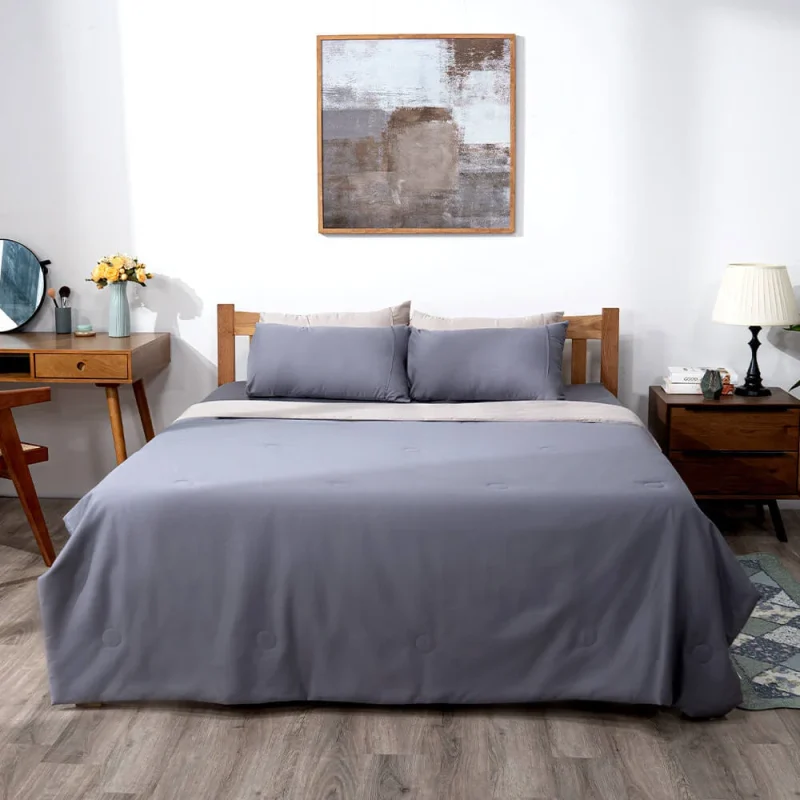 Chăn cotton satin Amando The Essentials đơn sắc