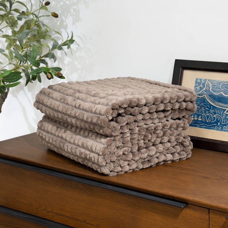 Chăn lông tuyết Amando Fleece màu trơn