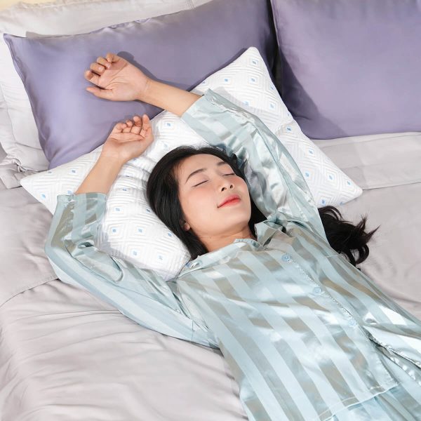Gối lông vũ Amando Coolflex 17 Gối Amando Coolflex cao cấp tùy chỉnh độ cao