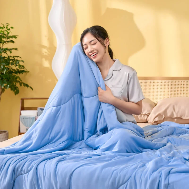 Mát lạnh với vải sợi công nghệ Ice Silk