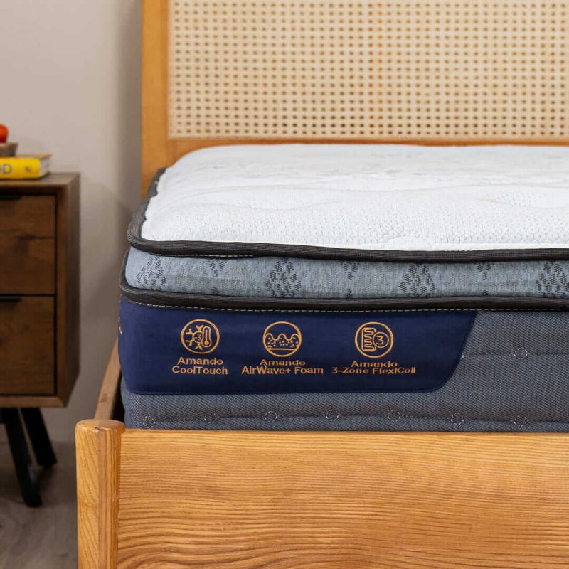 Nệm lò xo Amando Elite Plus túi độc lập
