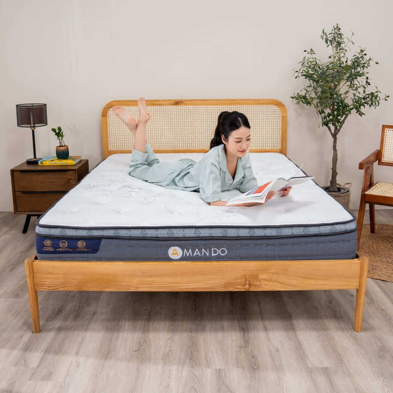 Nệm lò xo túi độc lập Amando Elite Plus êm ái