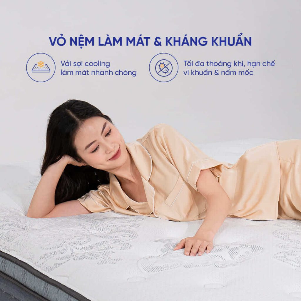 Vỏ nệm kháng khuẩn, làm mát