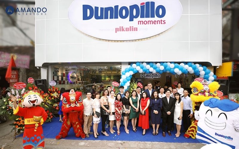 Nệm Dunlopillo là thương hiệu nổi tiếng