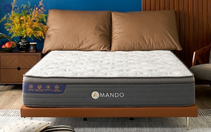8 bí quyết chọn nệm thoáng khí phù hợp với nhu cầu sử dụng 5 Nệm lò xo làm mát Amando Elite Grand