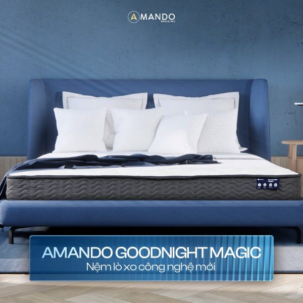 Vì sao nên chọn nệm điều hòa? Gợi ý 10 mẫu nệm điều hòa không gây hầm bí, đổ mồ hôi 8 Amando Goodnight Magic