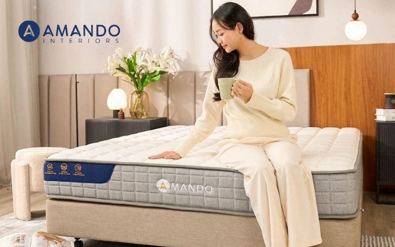 Bảng giá nệm lò xo 1m6 x 2m mới nhất và Top 4 sản phẩm đáng mua 11 Amando - Địa chỉ mua nệm lò xo 1m6 x 2m uy tín chất lượng
