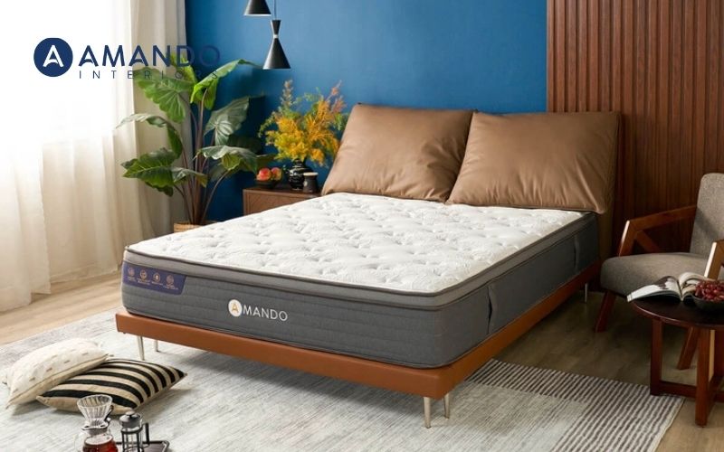 Bảng giá nệm lò xo 1m6 x 2m mới nhất và Top 4 sản phẩm đáng mua 8 Amando Elite Grand