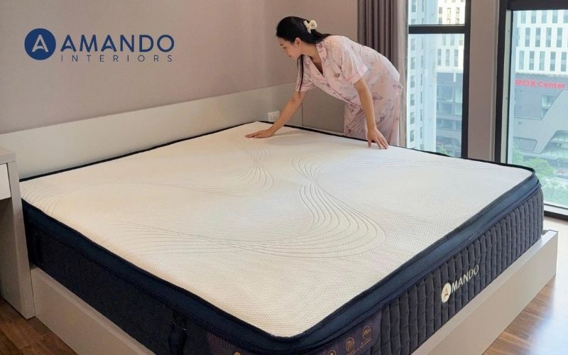 Chọn mua nệm lò xo 200x220 chất lượng từ Amando
