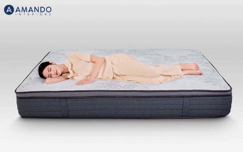 Đau lưng nên nằm đệm cứng hay mềm? Sự thật bạn cần biết 9 Nệm lò xo Amando Elite Grand