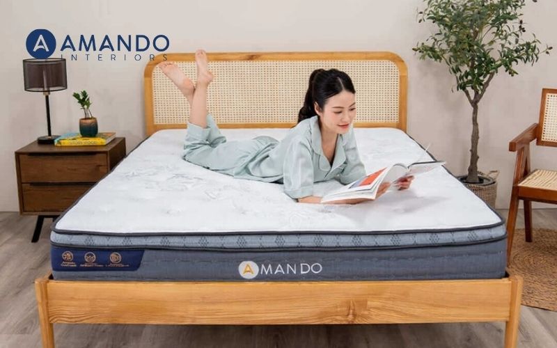 Bảng giá nệm lò xo 1m6 x 2m mới nhất và Top 4 sản phẩm đáng mua 9 Amando Elite Plus