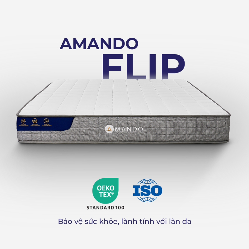 Nệm lò xo Amando Elite Flip 24cm