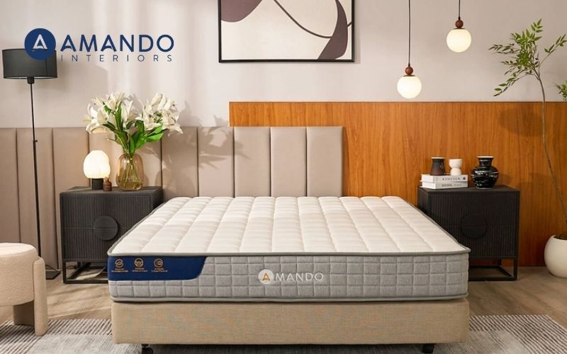 Nệm lò xo liên kết là gì? Ưu nhược điểm đệm lò xo liên kết 12 Nệm lò xo Amando Elite Flip