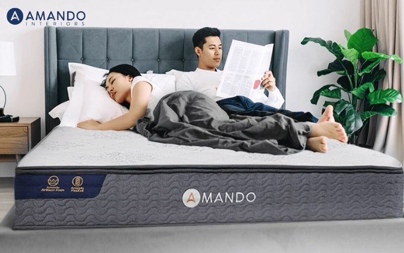 Có nên mua đệm lò xo cao cấp không? Bảng giá chi tiết 2026 6 Nệm lò xo Amando Elite Original túi độc lập