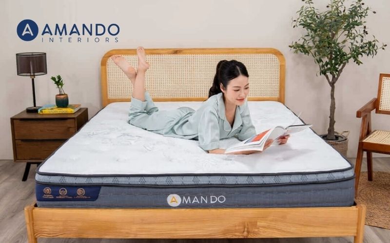 Nệm lò xo liên kết là gì? Ưu nhược điểm đệm lò xo liên kết 10 Nệm lò xo Amando Elite Plus