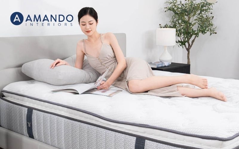 Nệm lò xo cao 35cm phù hợp với người thích cảm giác nằm ổn định