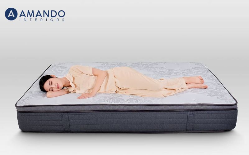 Nệm lò xo dày 40cm được ưa chuộng bởi sự êm ái, sang trọng