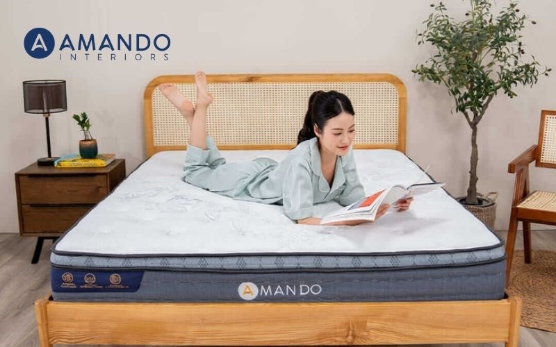 Đệm lò xo 1m2 x 1m9: Bảng giá và top 4 nệm được ưa chuộng 8 Nệm lò xo túi độc lập Amando Elite Plus