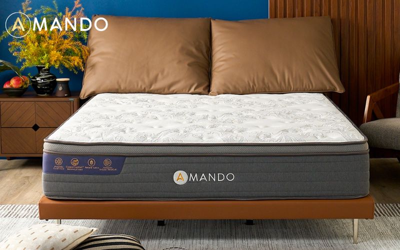 So sánh nệm foam và nệm lò xo chi tiết: Nên mua loại nào? 10 Nệm lò xo Amando Elite Grand 28cm