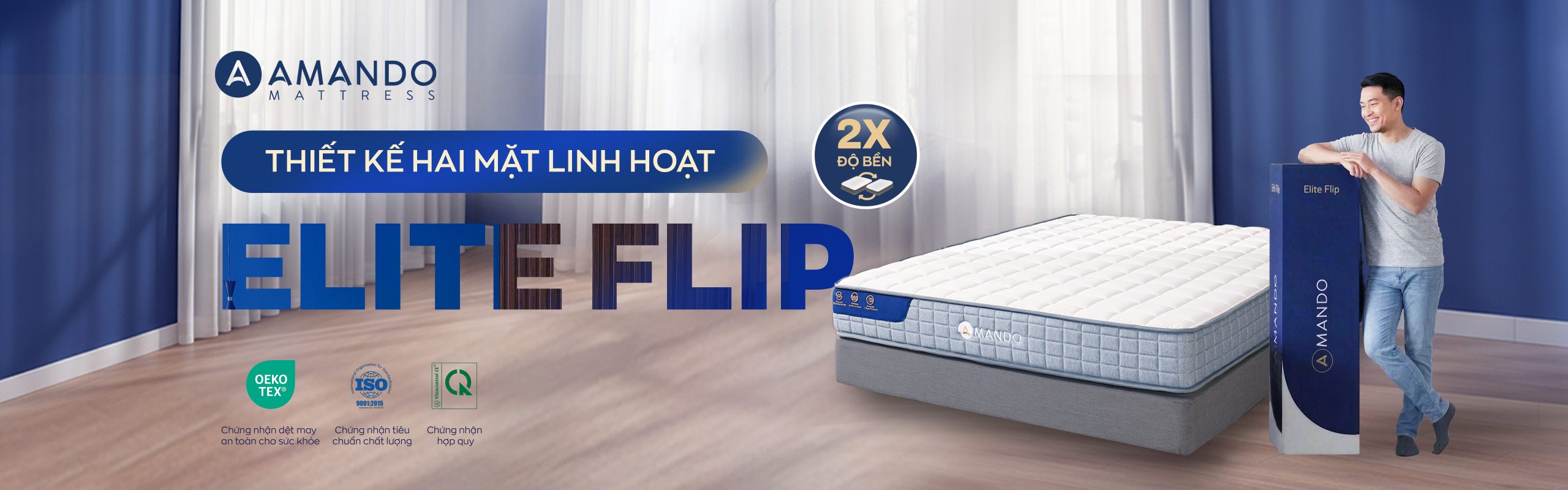 banner top nệm lò xo