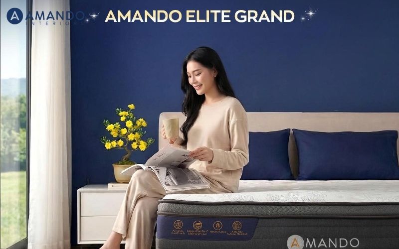 Đệm lò xo khách sạn 5 sao Amando Elite Grand