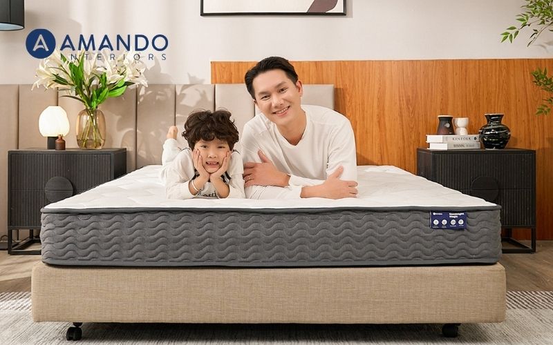 Bảng giá nệm lò xo 1m4x2m mới nhất và Top 6 sản phẩm đáng mua 12 Nệm Amando sở hữu hệ thống các chứng chỉ quốc tế khắt khe nhất trong ngành nệm