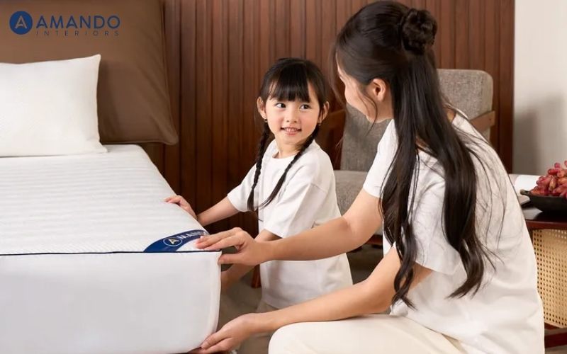Chất liệu an toàn là yếu tố quan trọng khi chọn nệm chống thấm