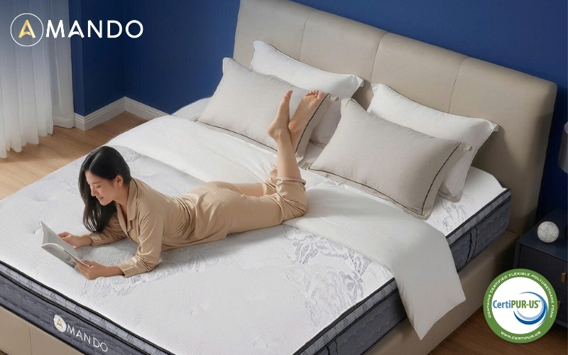 Chứng nhận CertiPUR-US® trên nệm Amando là gì? Gợi ý các mẫu nệm đạt chuẩn 16 Hướng dẫn xác minh chứng nhận CertiPUR-US® trên nệm Amando