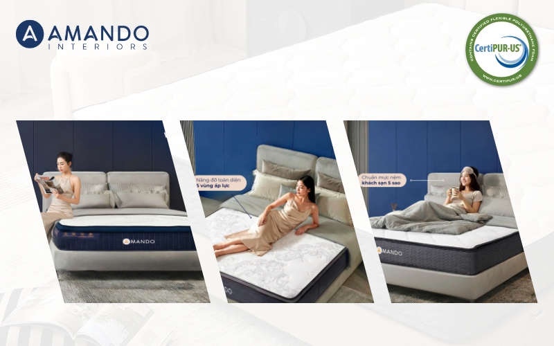 Chứng nhận CertiPUR-US® trên nệm Amando là gì? Gợi ý các mẫu nệm đạt chuẩn 13 chung nhan certipur us tren nem amando la gi 6