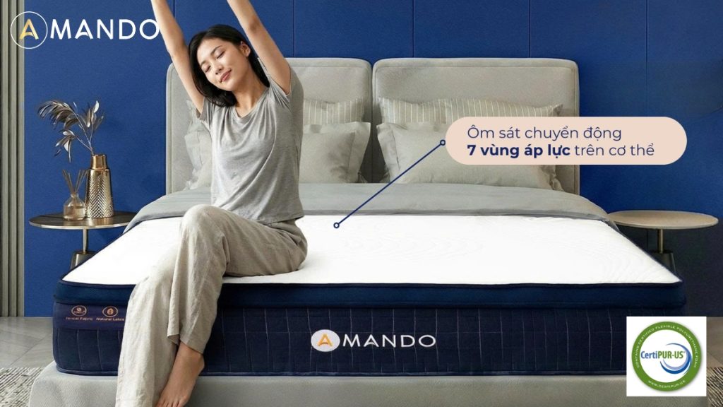Chứng nhận CertiPUR-US® trên nệm Amando là gì? Gợi ý các mẫu nệm đạt chuẩn