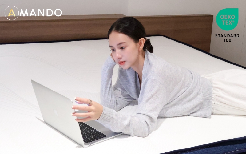 Chứng nhận OEKO-TEX 100 trên nệm lò xo Amando là gì? Gợi ý 6 mẫu nệm đạt chuẩn 14 chung nhan oekotex 100 tren nem amando 11