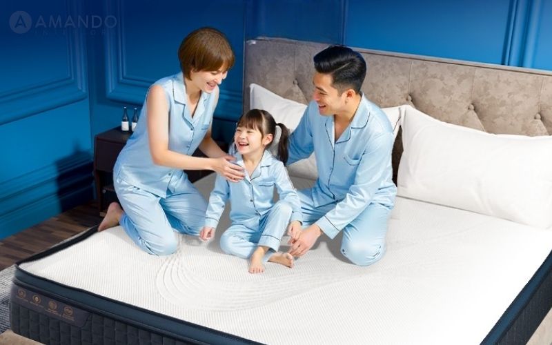 Mua nệm lò xo 140x200 chính hãng tại Amando