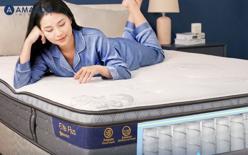 Độ đàn hồi của nệm ảnh hưởng đến tư thế ngủ và cảm giác thoải mái của cơ thể