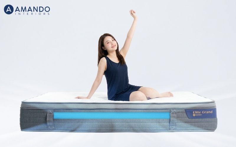 Đệm điều hòa cho người già có tốt không? Gợi ý 5 mẫu thoáng khí, bền đẹp 3 Đệm dành cho người lớn tuổi nên có độ dày khoảng 20–30cm để vừa đảm bảo nâng đỡ tốt