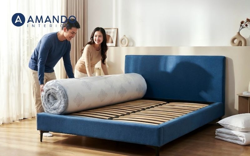 Top 6 lý do bạn nên mua đệm lò xo chính hãng Amando 12 Giao hàng nhanh chóng và miễn phí
