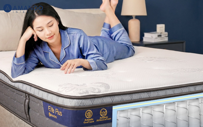 Gợi ý 6 mẫu nệm lò xo đa dạng kích thước