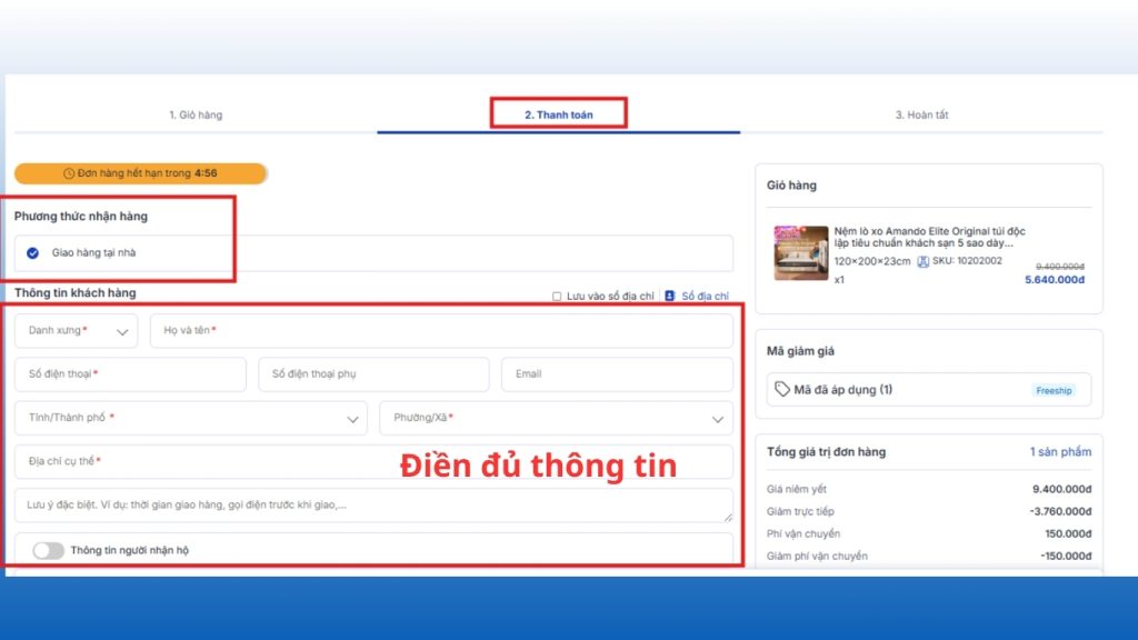 HƯỚNG DẪN MUA SẮM TRỰC TUYẾN TẠI AMANDO 8 huong dan mua hang amando 6