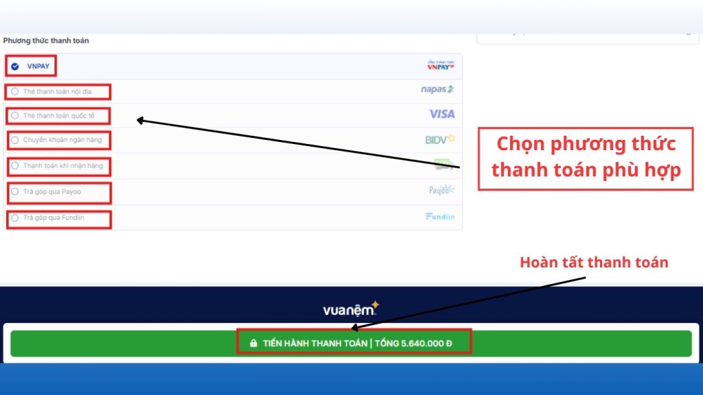 HƯỚNG DẪN MUA SẮM TRỰC TUYẾN TẠI AMANDO 9 huong dan mua hang amando 7